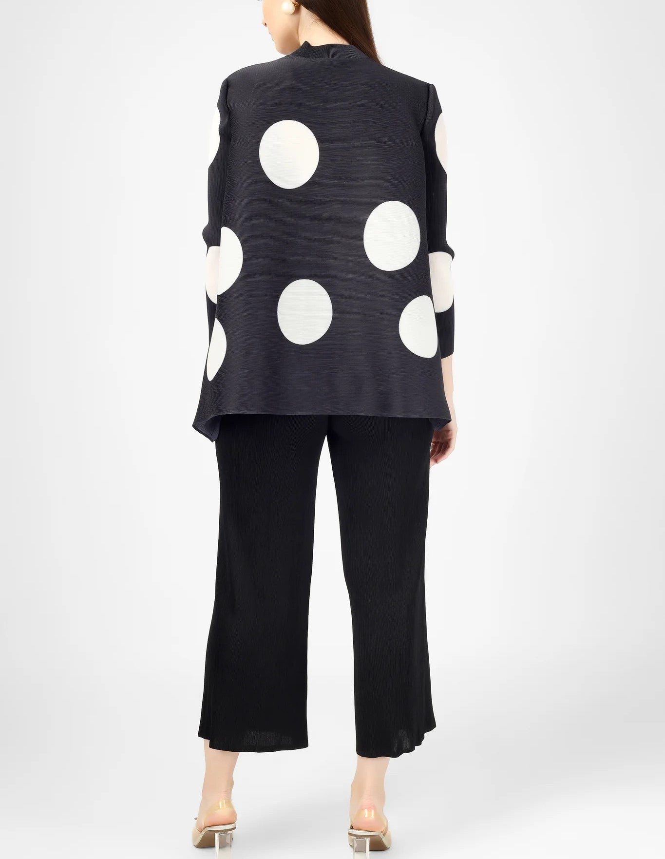 Black Polka Printed Coord Set