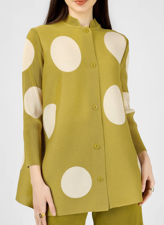 Green Polka Printed Coord Set