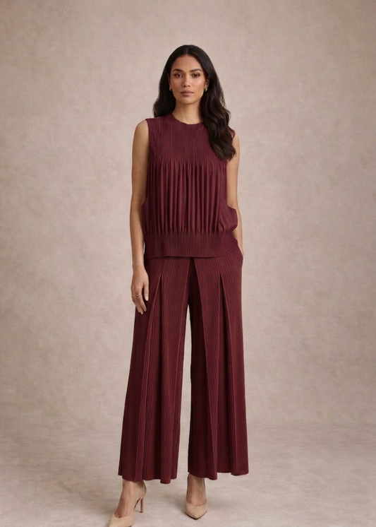 Iris Coord set - Burgundy