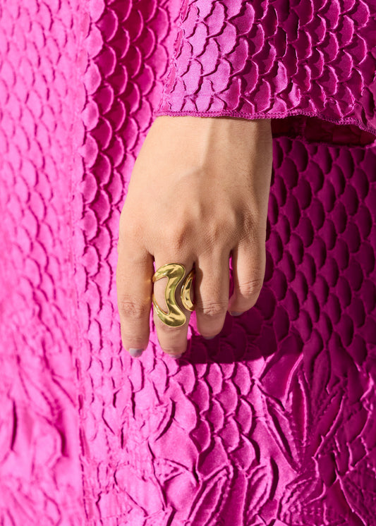 SWIRL RING - GOLD