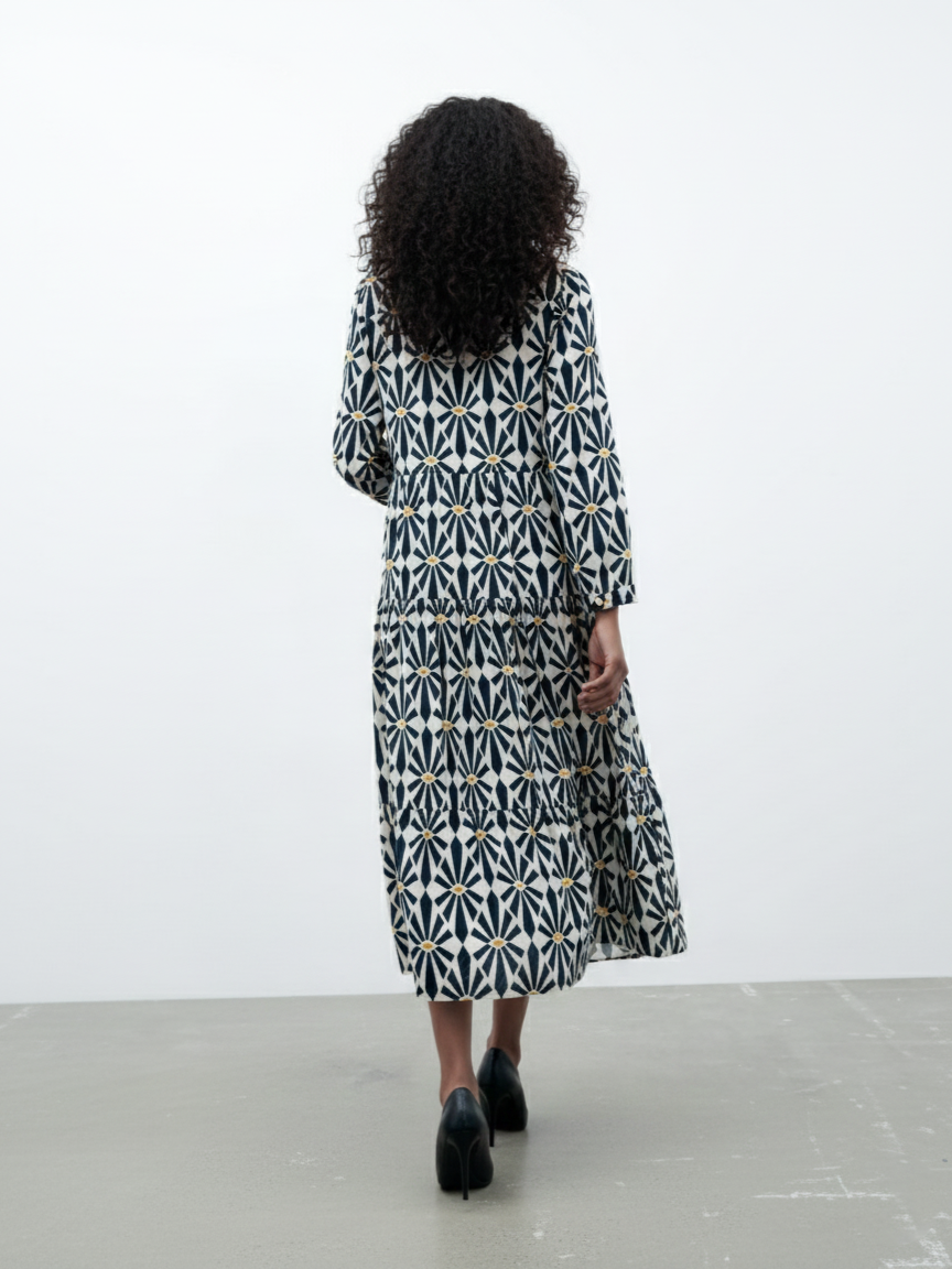 Robe rétro à strass