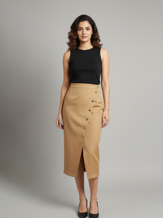 Blazer beige à blocs de couleurs français