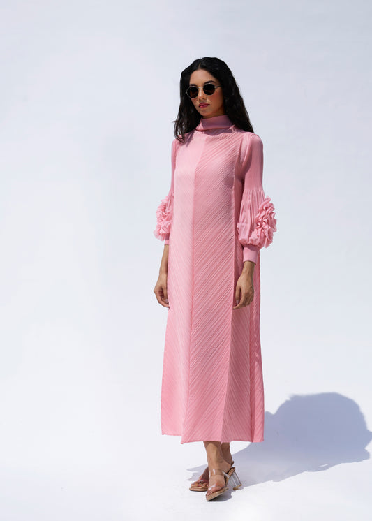 Long Flora Maxi - Light Pink
