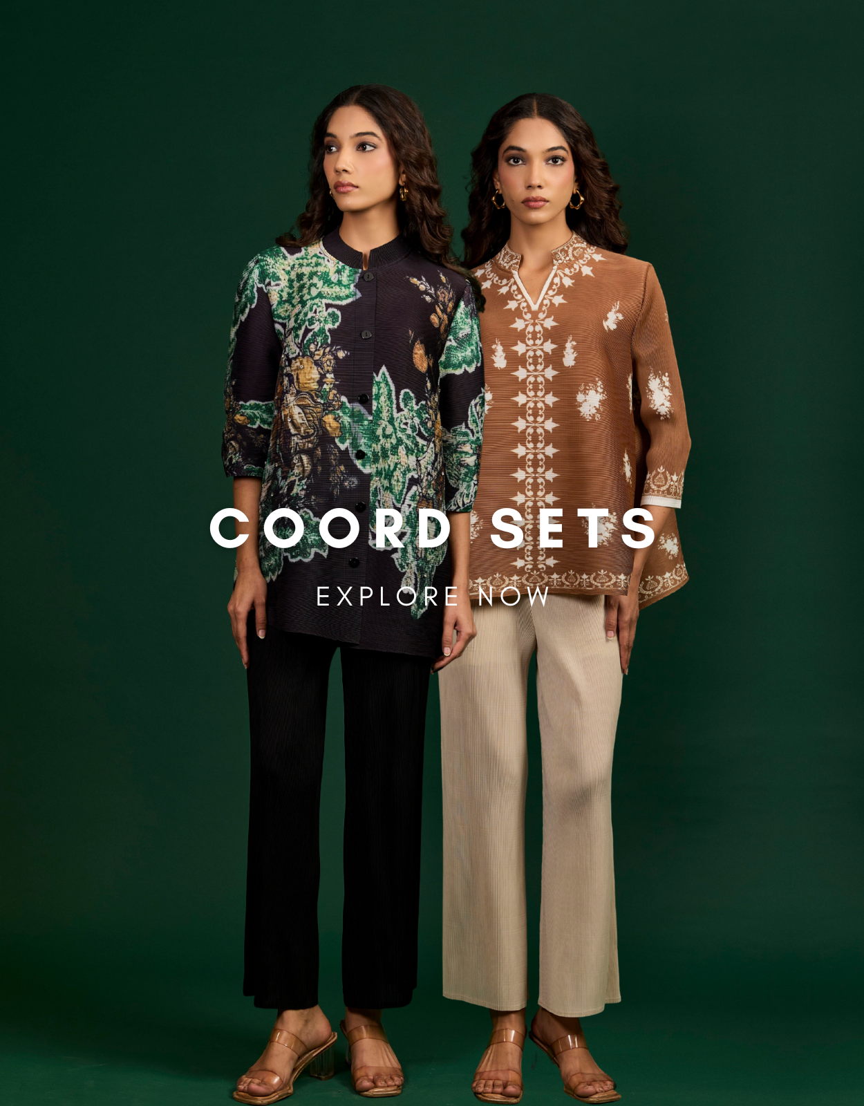 PLEATED CO-ORD SETS