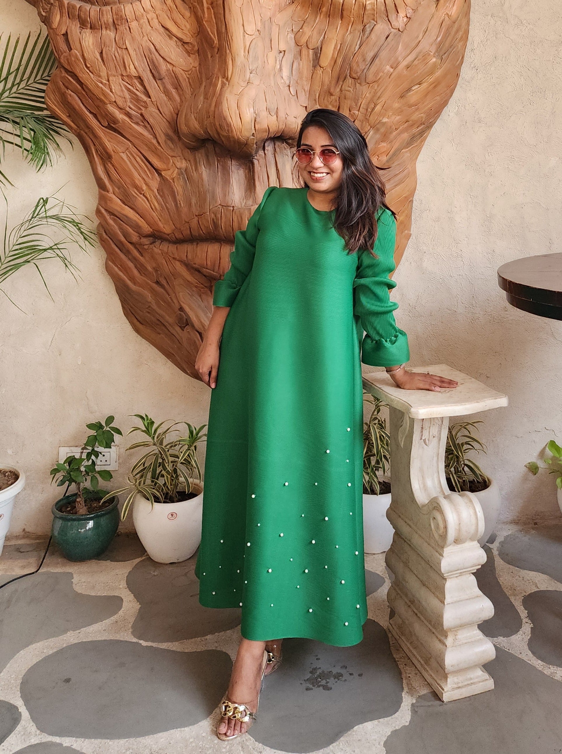 Jasmine Pearl Dress - Green Jasmine Pearl Dress - Green