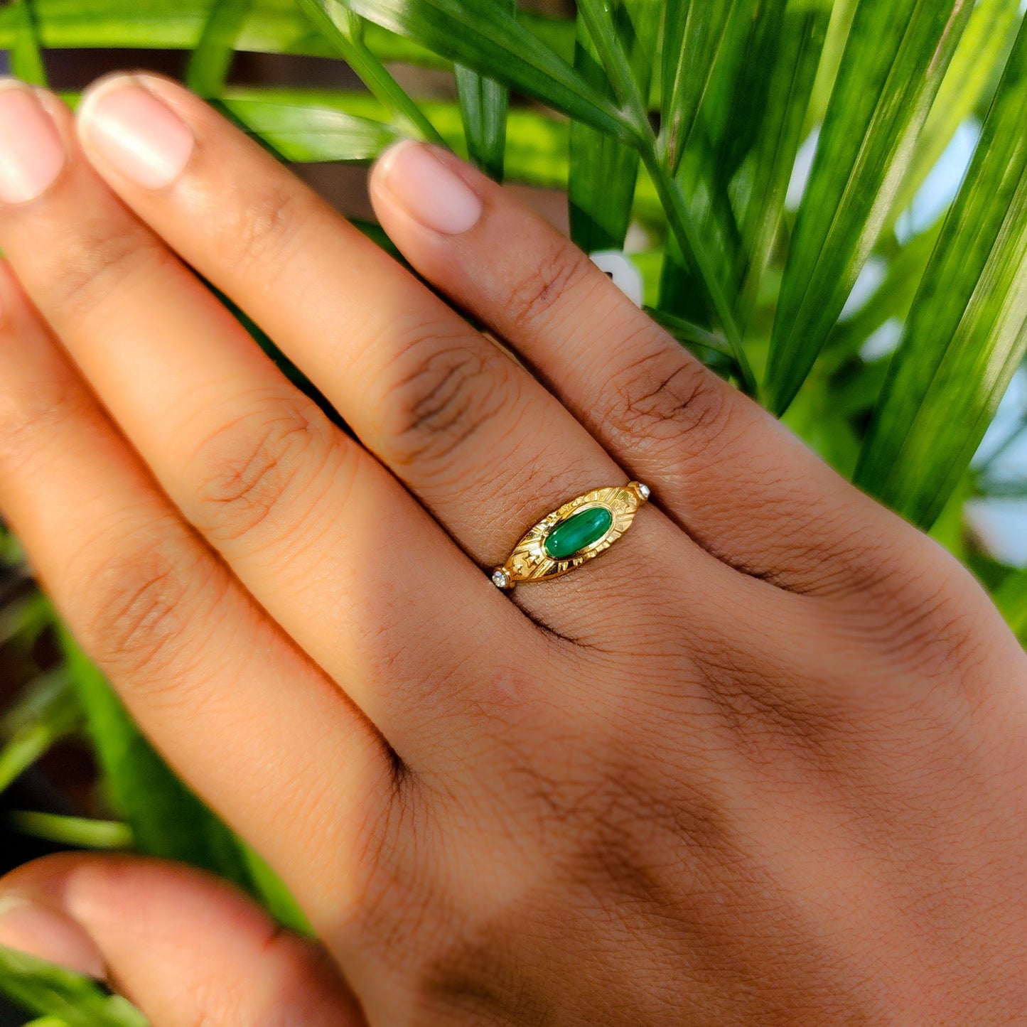 ALEXA RING - GREEN