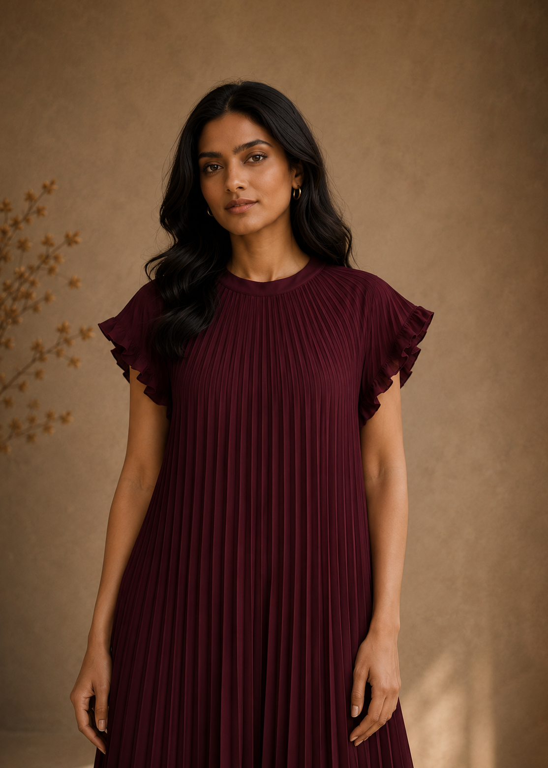 Aria Dress - Wine