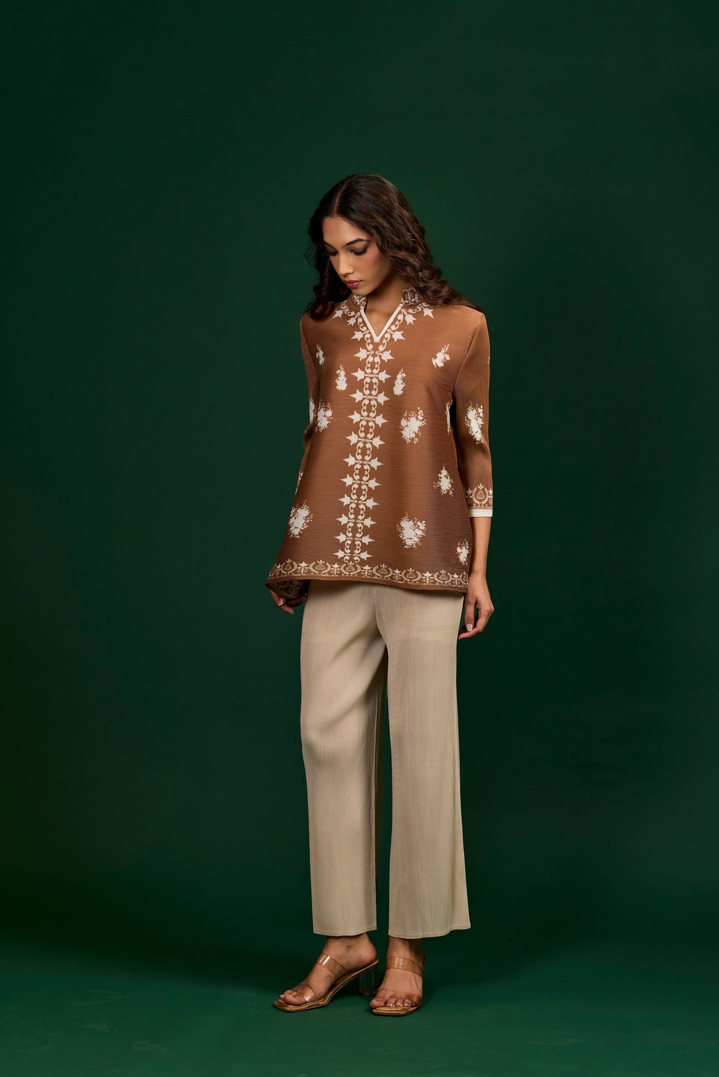 Brown Sahara Coord Set