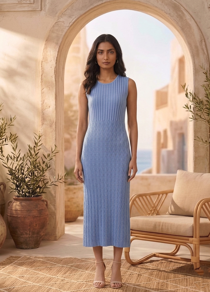 Dune Chevy Dress - Blue