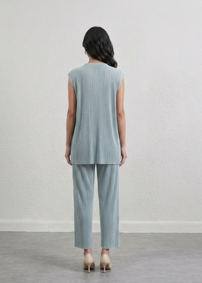 Hazel Coord Set - Ice Blue