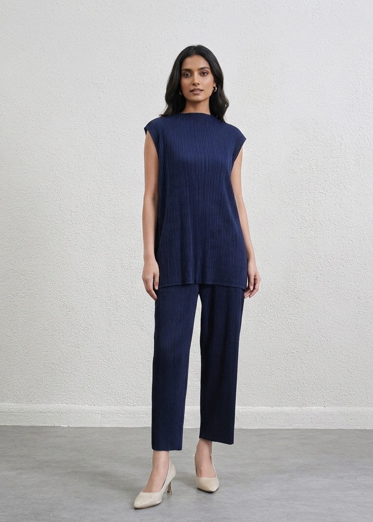 Hazel Coord Set - Navy