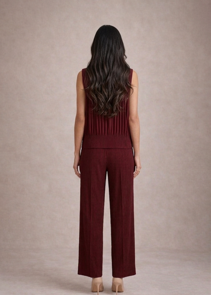 Iris Coord set - Burgundy