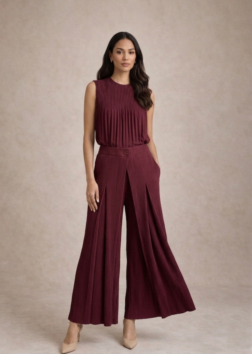 Iris Coord set - Burgundy
