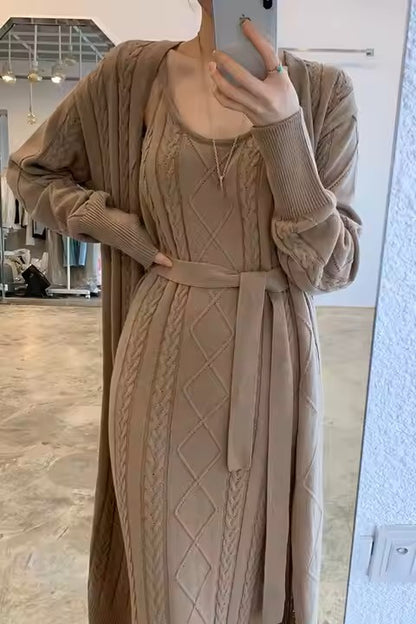 Jackie Sweater Dress with Jacket