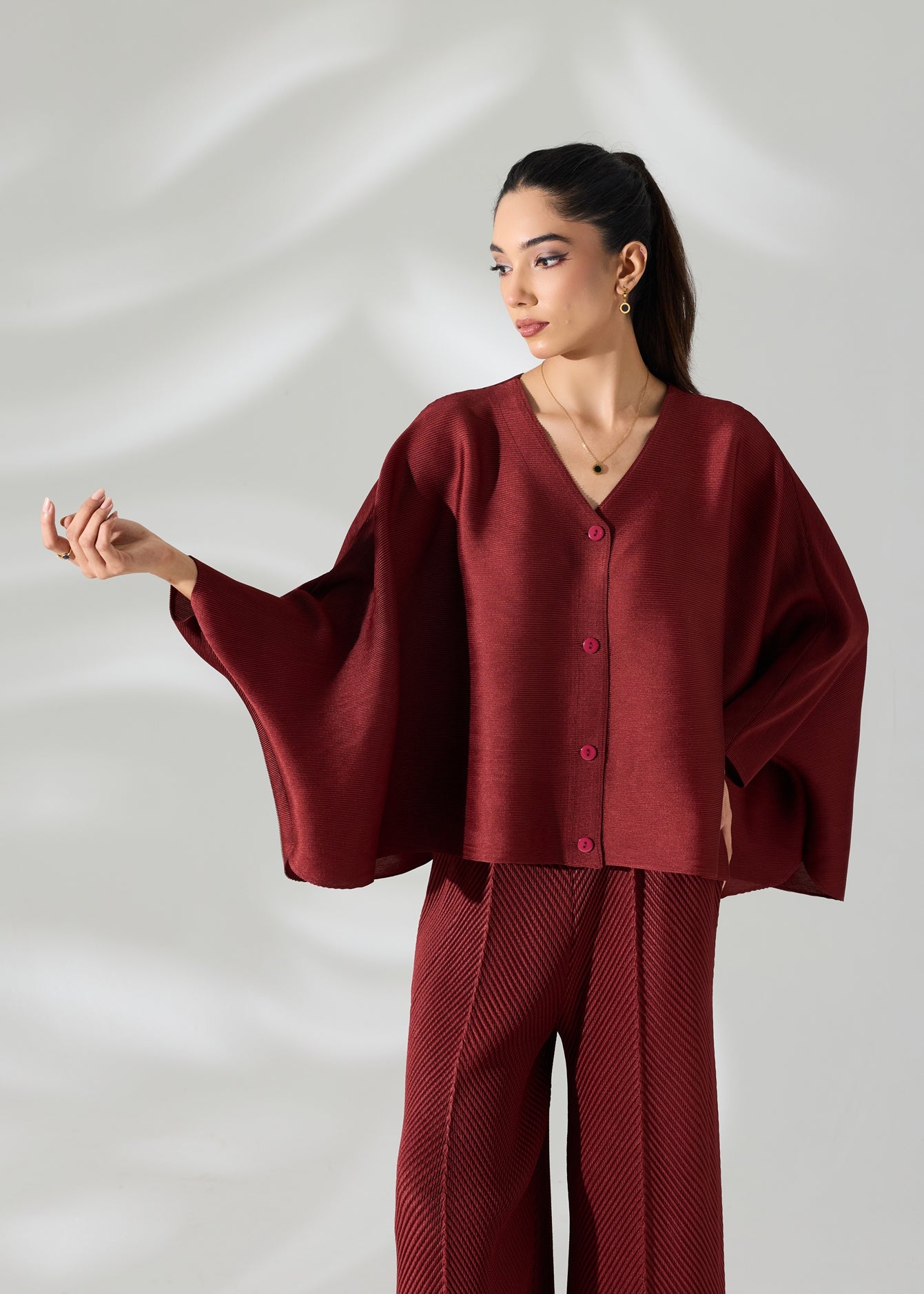 Kate Coord Set - Burgundy