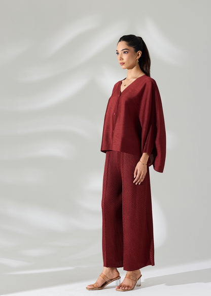 Kate Coord Set - Burgundy