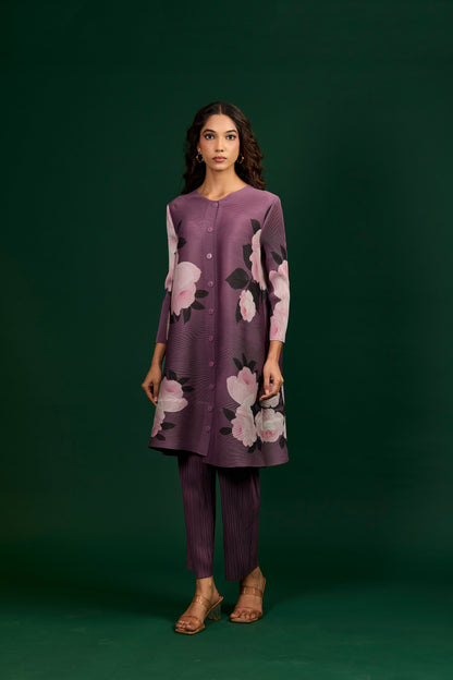 Mauve Flora Coord Set - Mauve