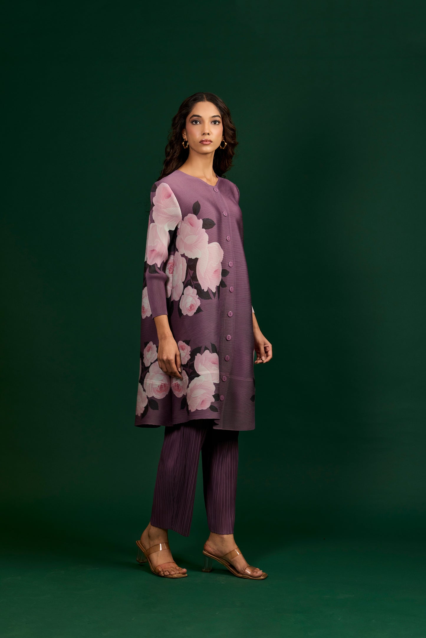 Mauve Flora Coord Set - Mauve