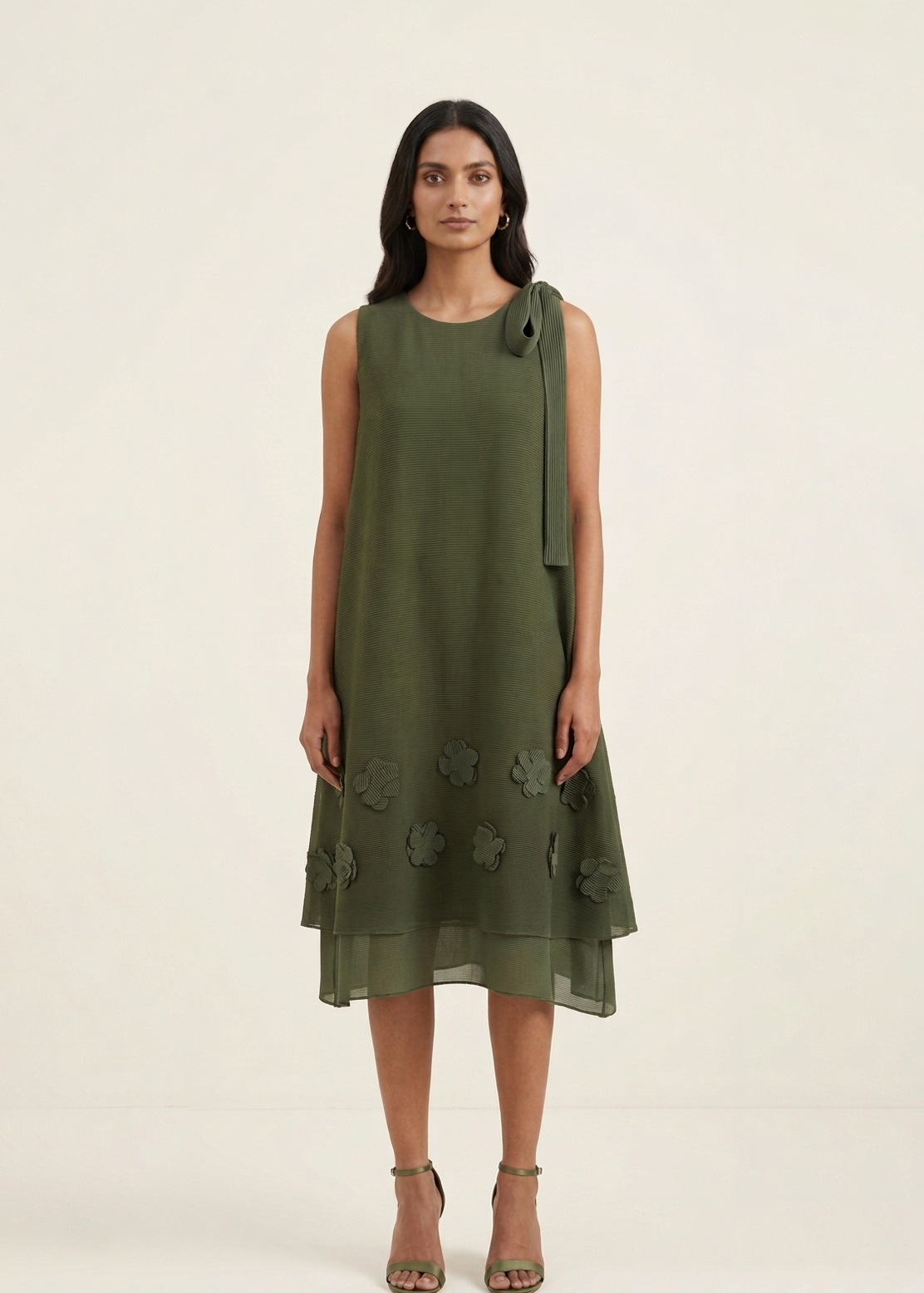Meadow Dress - Military Green