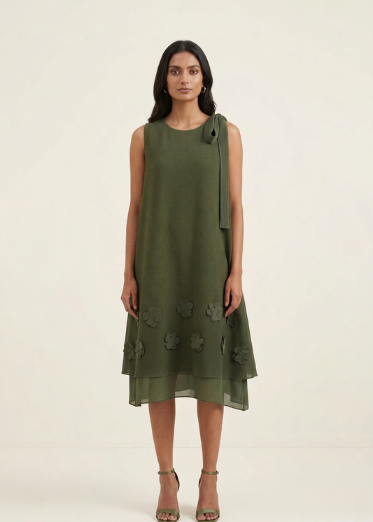 Meadow Dress - Military Green