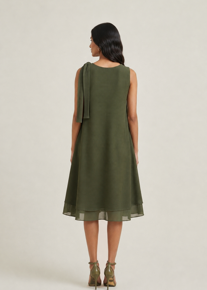 Meadow Dress - Military Green
