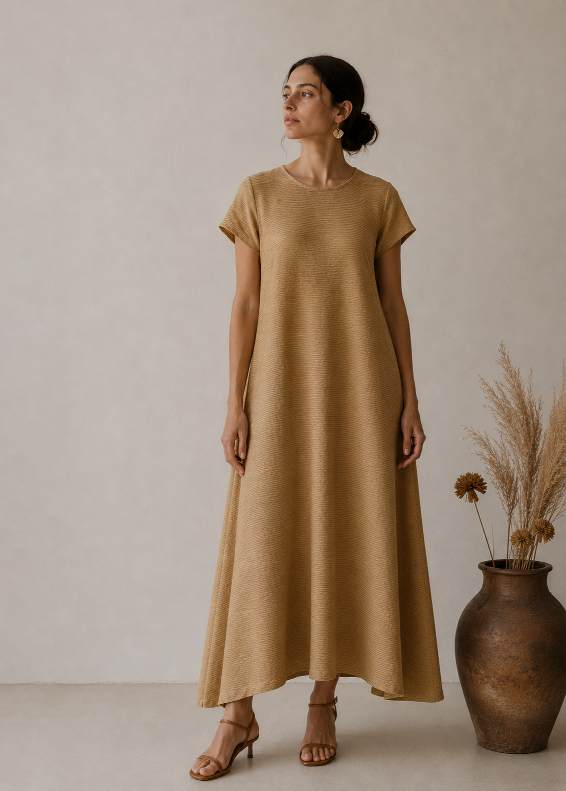Daisy Dress - Tan