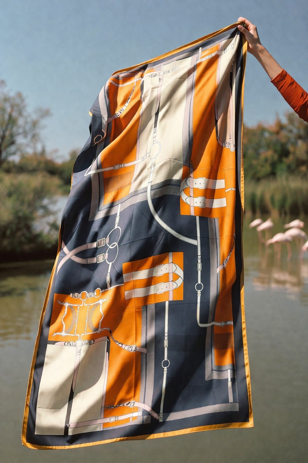 Orange Muse Stole