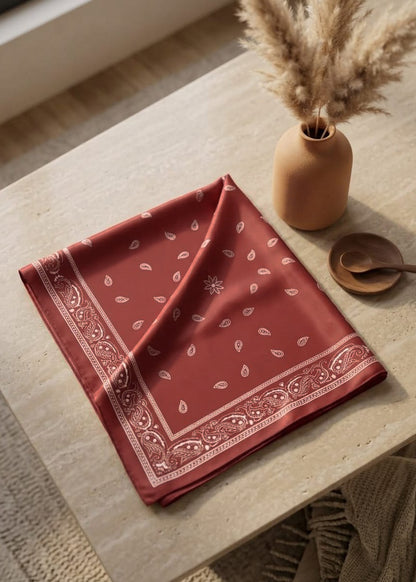 Red Paisley Stole