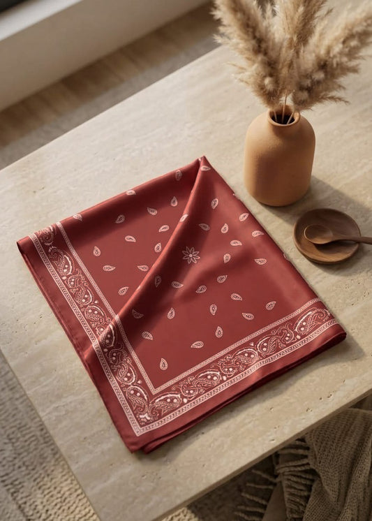 Red Paisley Stole