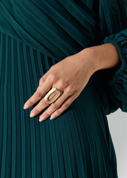 CASTOR HOLLOW RING - GOLD