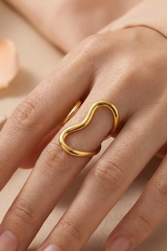 CURVE RING - GOLD