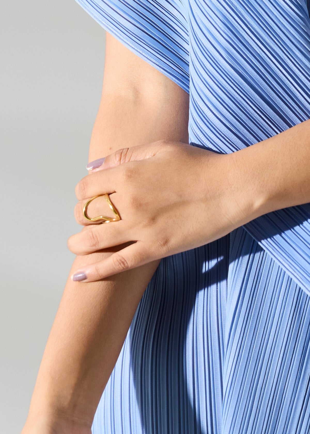 CURVE RING - GOLD