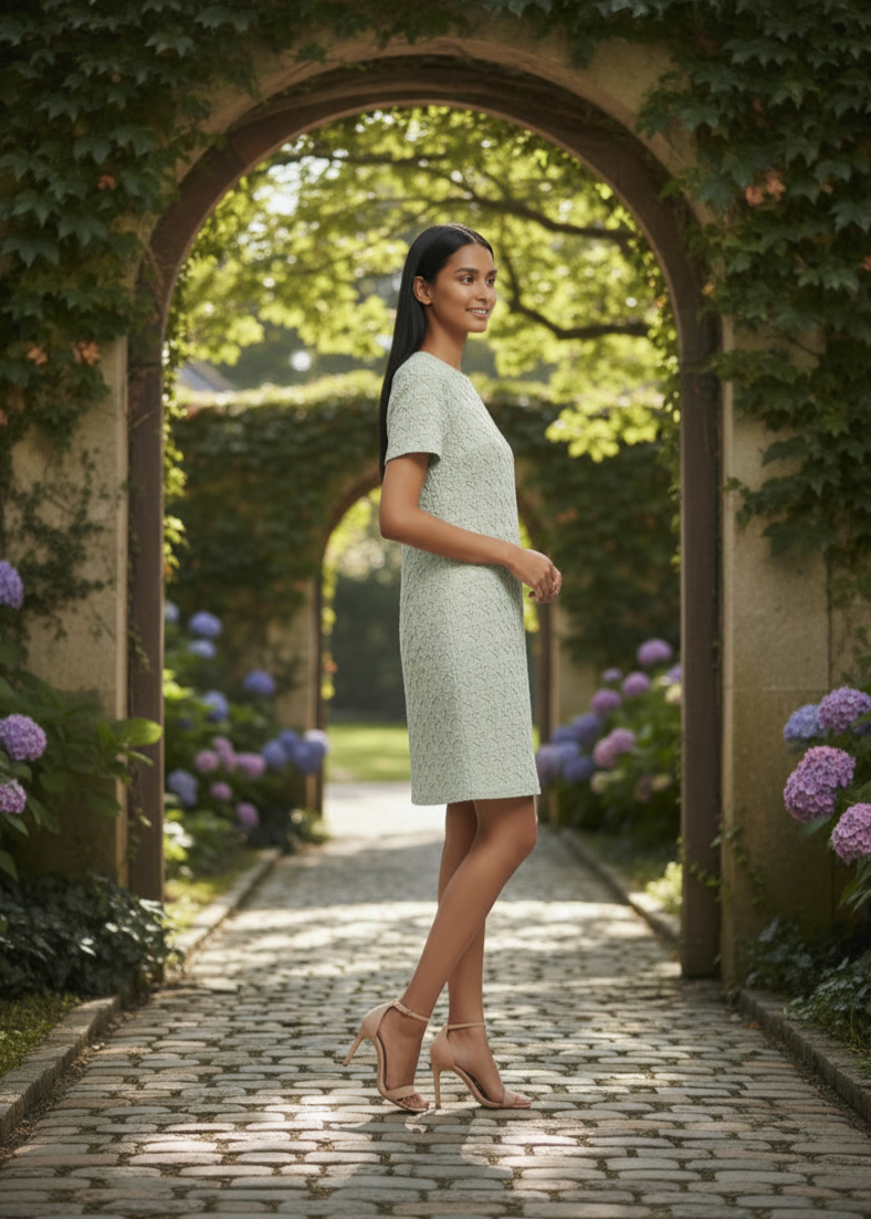 Savanna Dress - Seafoam Green