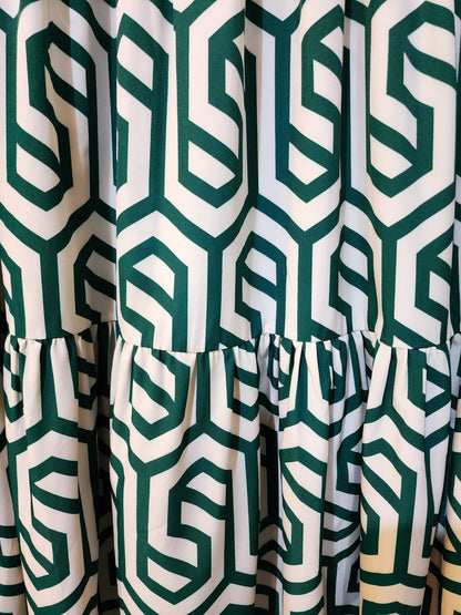 Geometric Print Retro Dress