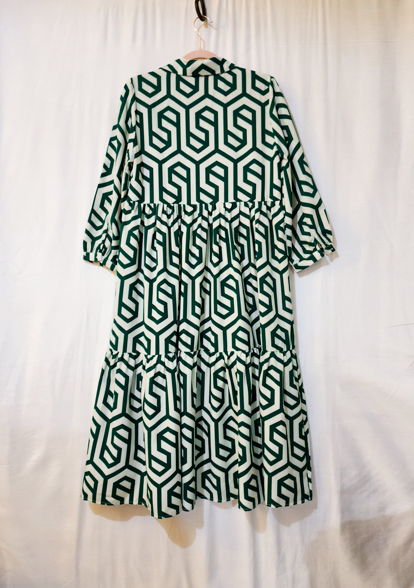 Geometric Print Retro Dress