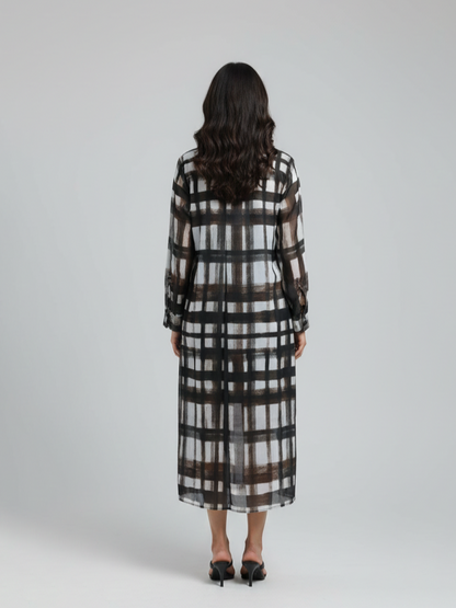 Checkered Long Tunic