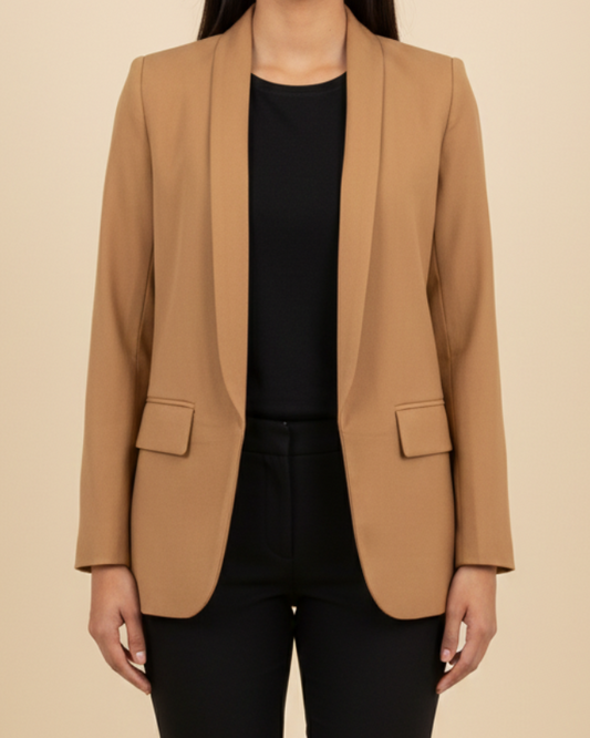 Tan Rose Blazer