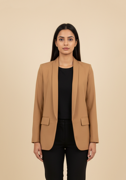 Tan Rose Blazer