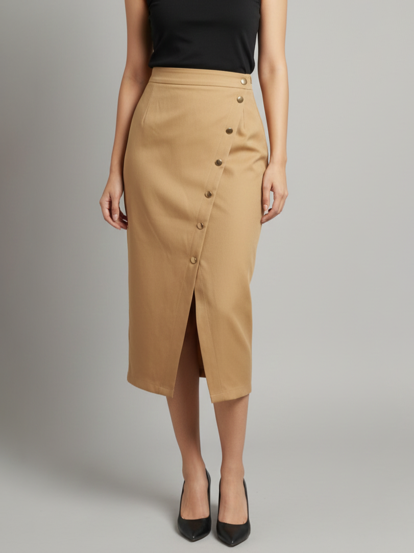 Blazer beige à blocs de couleurs français