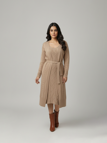 Jackie Sweater Dress with Jacket
