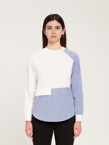 White & Blue Ember Shirt