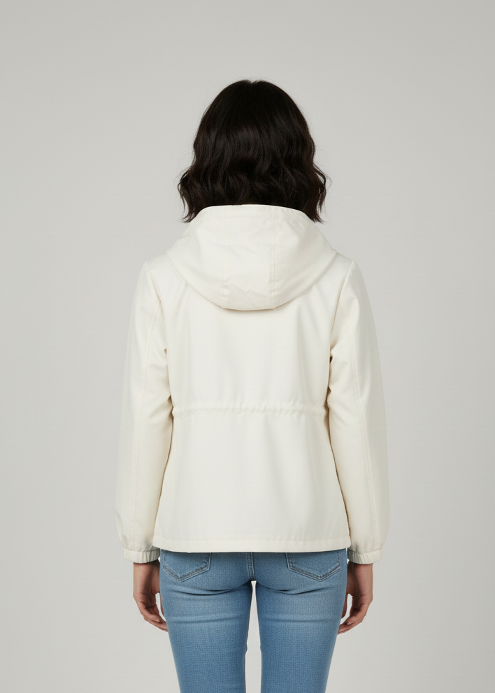 Ivory Colorblock Jacket