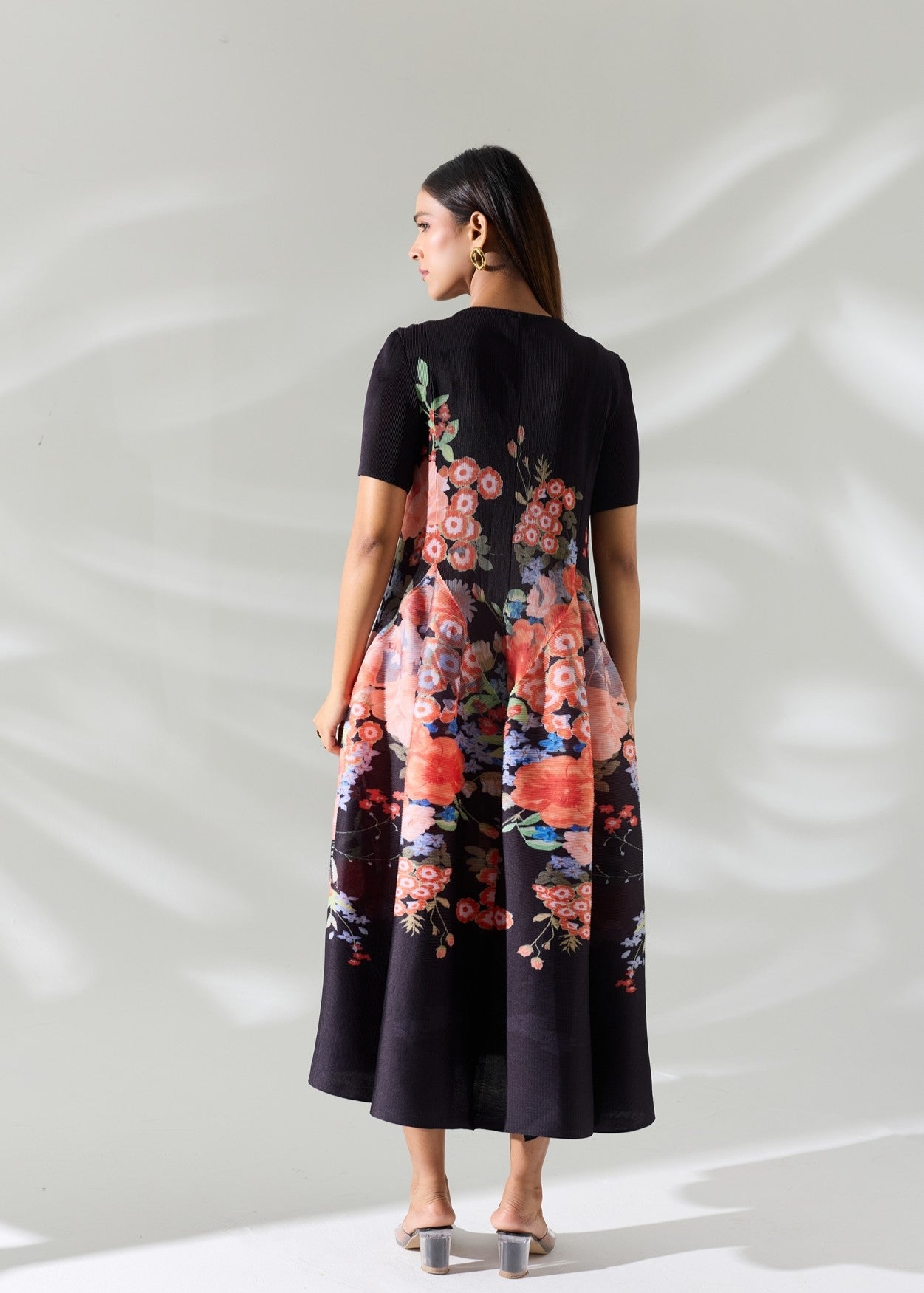 Printed Eve Dress - Black