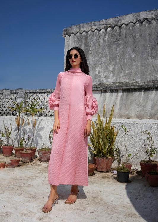 Long Flora Maxi - Light Pink
