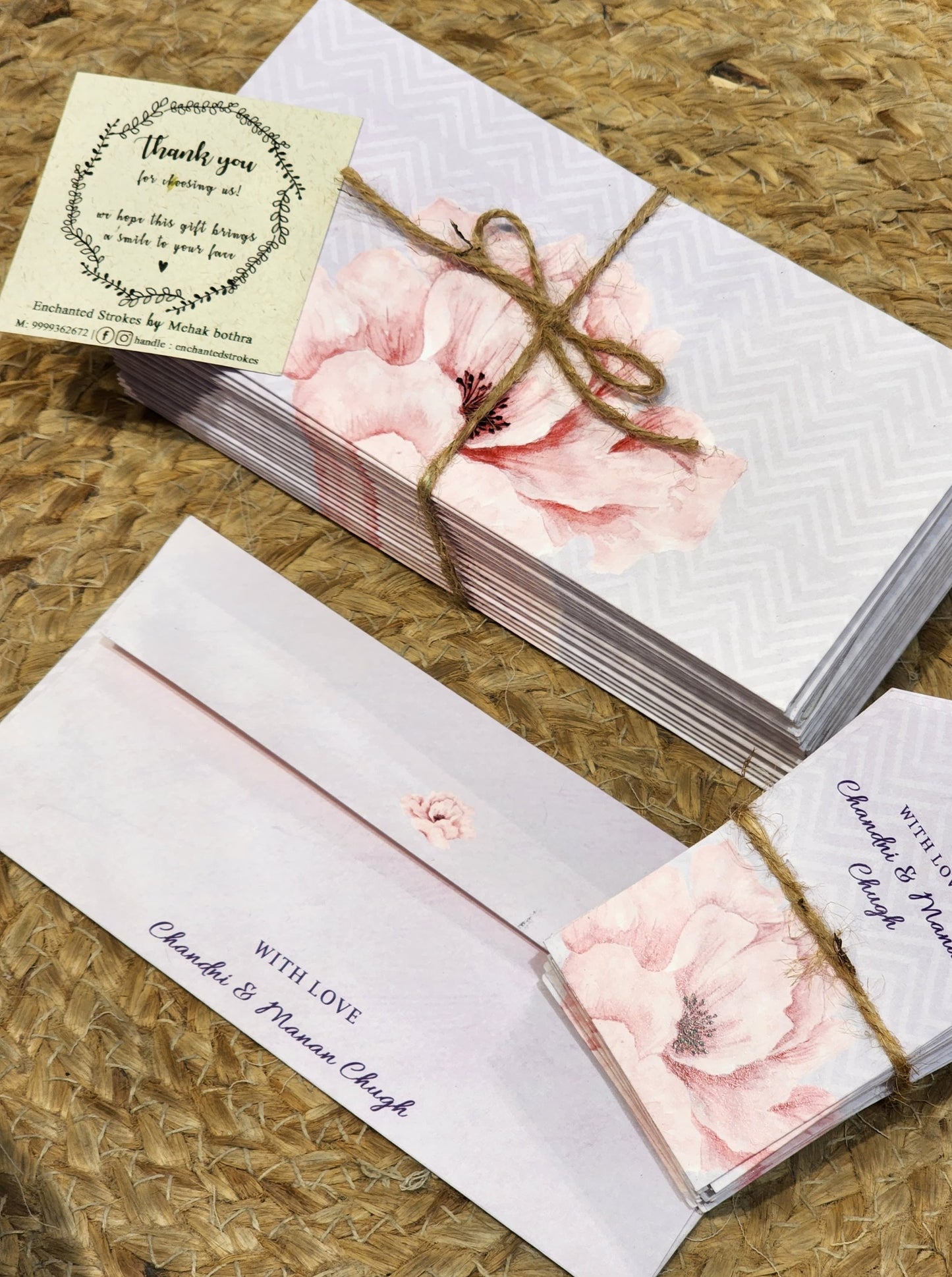 THE BLOOMING ROSE - MONEY ENVELOPE