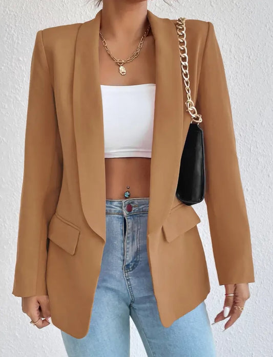 Tan Rose Blazer