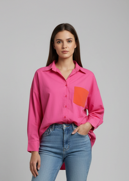 Bubblegum Oversized Shirt